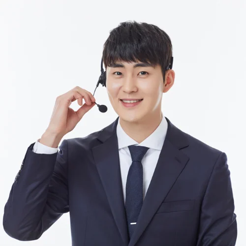 대구당일급전 접수 순서를 전화로 안내하는 상담 담당자